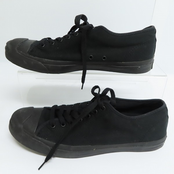 実際に弊社で買取させて頂いたCONVERSE/コンバース JACK PURCELL/ジャックパーセル スニーカー 黒 1R779/29の画像 3枚目