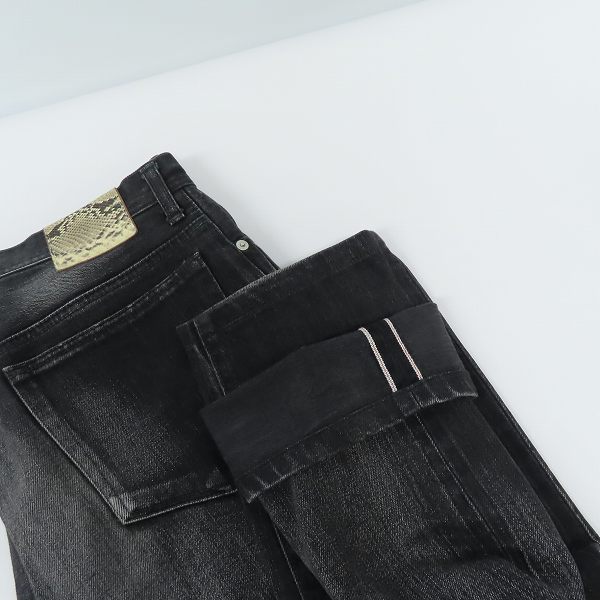 実際に弊社で買取させて頂いたユニフォームエクスペリメント 16AW FIVE STAR SLIM-FIT STRETCH DAMAGED JEANS ストレッチデニム UE-167008 /31の画像 9枚目
