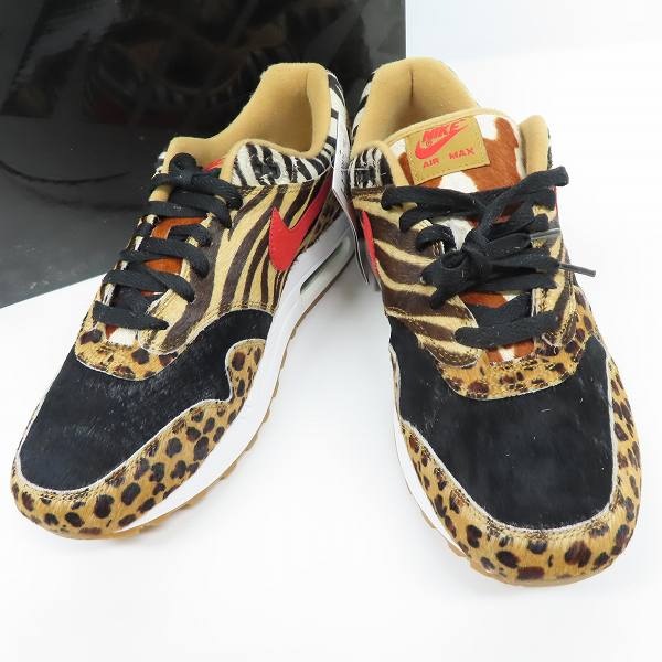 実際に弊社で買取させて頂いた【未使用】NIKE/ナイキ×ATMOS/アトモス AIR MAX 1/エアマックス1 DLX ANIMAL PACK 2.0 AQ0928-700/29.0