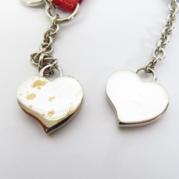 実際に弊社で買取させて頂いたPRADA/プラダ ハートチャーム ストラップ 2点セットの画像 2枚目