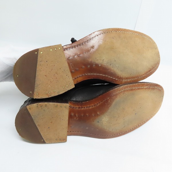 実際に弊社で買取させて頂いたMIHARA YASUHIRO/ミハラヤスヒロ クラック加工 レースアップブーツ 27の画像 2枚目