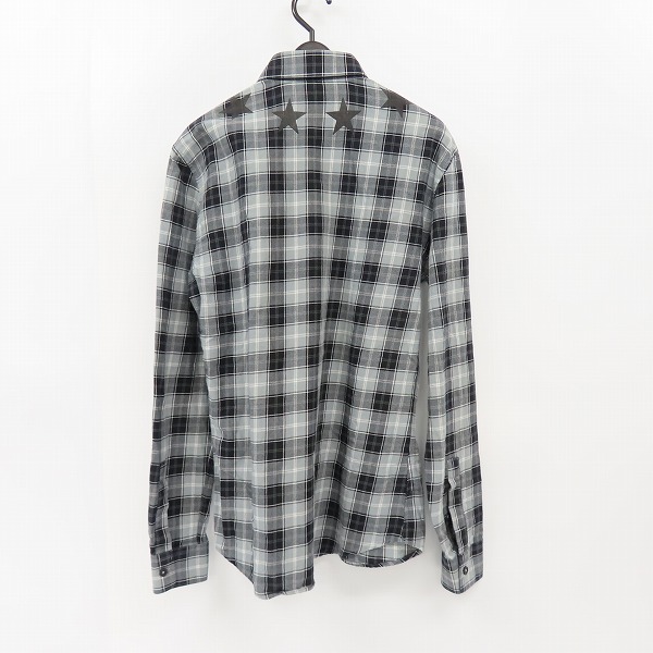 実際に弊社で買取させて頂いたGIVENCHY/ジバンシィ スター/星 プリント 長袖シャツ 37の画像 1枚目