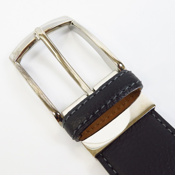 実際に弊社で買取させて頂いたdunhill/ダンヒル ピンバックル レザーベルト 42/107の画像 1枚目