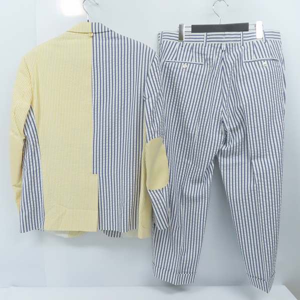 実際に弊社で買取させて頂いたBLACK FLEECE by Brooks Brothers/ブルックスブラザーズ ストライプジャケット/トラウザーズ/BB3の画像 1枚目