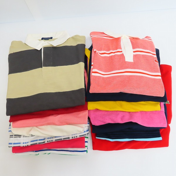 実際に弊社で買取させて頂いた【おまとめ品】CAPRI BLUE/カプリブルー VAGIIE/バジエ LACOSTE/ラコステ等 半袖 ポロシャツの画像 1枚目