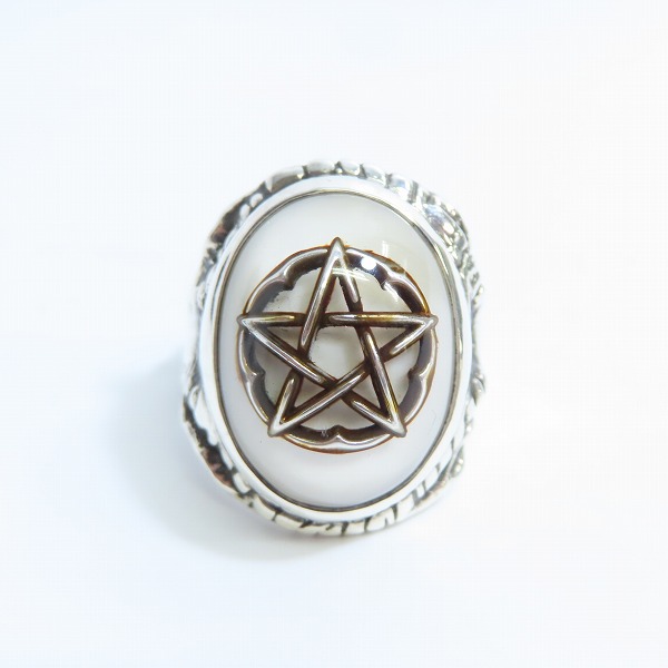 実際に弊社で買取させて頂いたアレックスストリーター 21年限定 エンジェルハートリング ケイブパール/洞窟真珠 クラウンド インフィニティー/14.5号の画像 1枚目