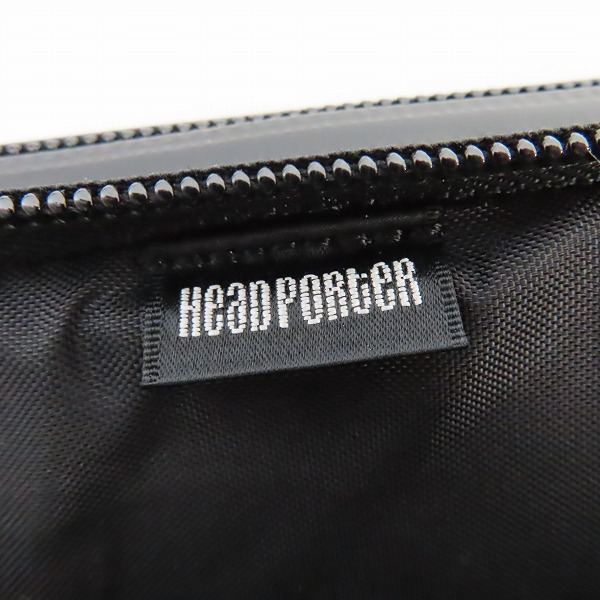実際に弊社で買取させて頂いた【未使用】HEAD PORTER/ヘッドポーター BLACK BEAUTY 2way クラッチバッグ/ショルダーバッグの画像 4枚目