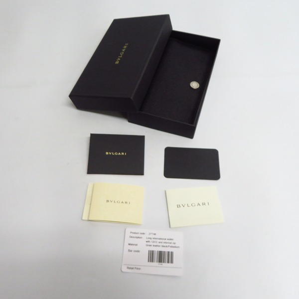 実際に弊社で買取させて頂いたBVLGARI/ブルガリ 二つ折り 長財布/ウォレット 27746の画像 8枚目