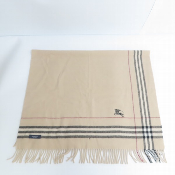 実際に弊社で買取させて頂いたBURBERRY LONDON/バーバリー ロンドン ウール マフラーの画像 2枚目
