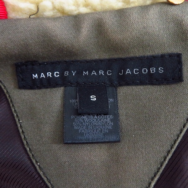 実際に弊社で買取させて頂いたMARC BY MARC JACOBS/マーク・バイ・マーク・ジェイコブス ボアフード ミリタリーコート/Sの画像 2枚目