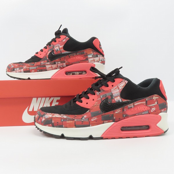 実際に弊社で買取させて頂いたNIKE×atmos/ナイキ×アトモス AIR MAX 90 PRNT エアマックス WE LOVE NIKE AQ0926-001/28の画像 2枚目