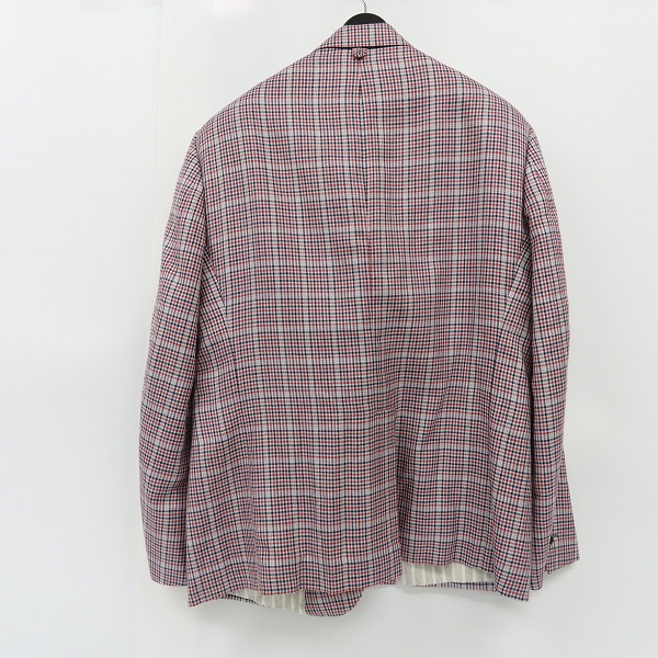 実際に弊社で買取させて頂いたBlack Fleece By Brooks Brothers/ブラックフリース バイ ブルックスブラザーズ チェック柄  3Bジャケット/44の画像 1枚目