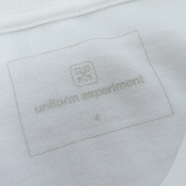実際に弊社で買取させて頂いたuniform experiment/ユニフォームエクスペリメント プリントTシャツ  'VIVE LA REVOLUTION PASIONE' / BOX TEE./4の画像 2枚目