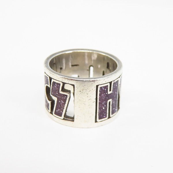 実際に弊社で買取させて頂いたHysterics/ヒステリックス ロゴデザイン シルバーリング 14号の画像 4枚目