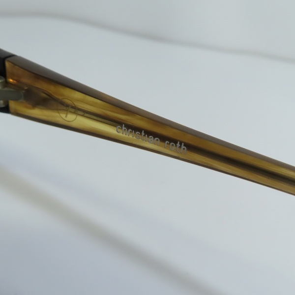 実際に弊社で買取させて頂いたChristian Roth/クリスチャンロス 眼鏡/メガネフレーム CR14046の画像 5枚目