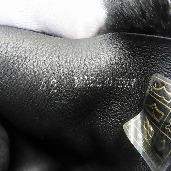 実際に弊社で買取させて頂いたJIMMYCHOO/ジミーチュウ ファー付き ハイカットスニーカーブーツ/42の画像 5枚目