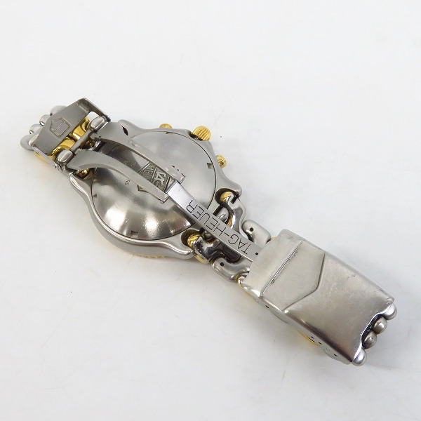 実際に弊社で買取させて頂いた【難有り】TAG HEUER/タグ ホイヤー プロフェッショナル クロノグラフ アナログ腕時計 CG2121-ROの画像 2枚目