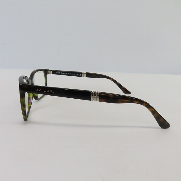 実際に弊社で買取させて頂いたBVLGARI/ブルガリ サイドロゴ 眼鏡/メガネフレーム 3018 504の画像 1枚目
