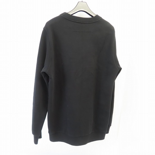実際に弊社で買取させて頂いたGIVENCHY/ジバンシー  長袖 スウェット/トレーナー カットソー ブラック 17S 7333 653/XSの画像 1枚目
