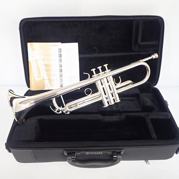 実際に弊社で買取させて頂いた★YAMAHA/ヤマハ YTR-4335G/YTR4335G トランペット 銀メッキ仕上げ セミハードケース付 