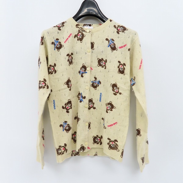 実際に弊社で買取させて頂いたGRUNGE POPS HYSTERICS/ヒステリックグラマー ウール アンゴラ ニットカーディガン F