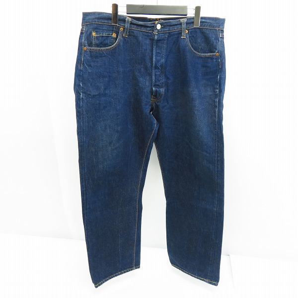 実際に弊社で買取させて頂いたLEVI'S/リーバイス 501 BIG E ボタン裏刻印なし バックポケットシングル ヴィンテージ/ビンテージ デニムパンツの画像 0枚目