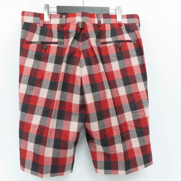 実際に弊社で買取させて頂いたBLACK FLEECE by Brooks Brothers/ブラックフリース ブルックスブラザーズ チェック柄 ウール ハーフパンツ BB3の画像 1枚目