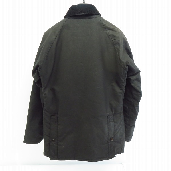 実際に弊社で買取させて頂いたBarbour/バブアー コーデュロイ襟 ジャケット/コート ブラック ピンズ付き 1702266/36の画像 1枚目