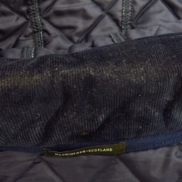 実際に弊社で買取させて頂いたMACKINTOSH/マッキントッシュ キルティング ジャケット/38の画像 5枚目