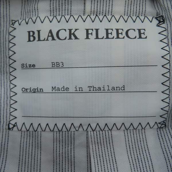 実際に弊社で買取させて頂いたBLACK FLEECE by Brooks Brothers/ブラックフリース ブルックスブラザーズ ツイード3Bジャケット グレー/BB3の画像 2枚目