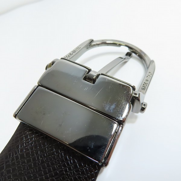 実際に弊社で買取させて頂いたHUGO BOSS/ヒューゴボス レザーベルト ブラックの画像 7枚目