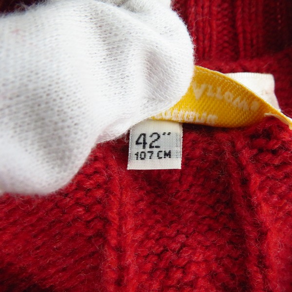 実際に弊社で買取させて頂いたWILLIAM LOCKIE/ウイリアムロッキー ウール ニット United Arrows 別注/42の画像 3枚目