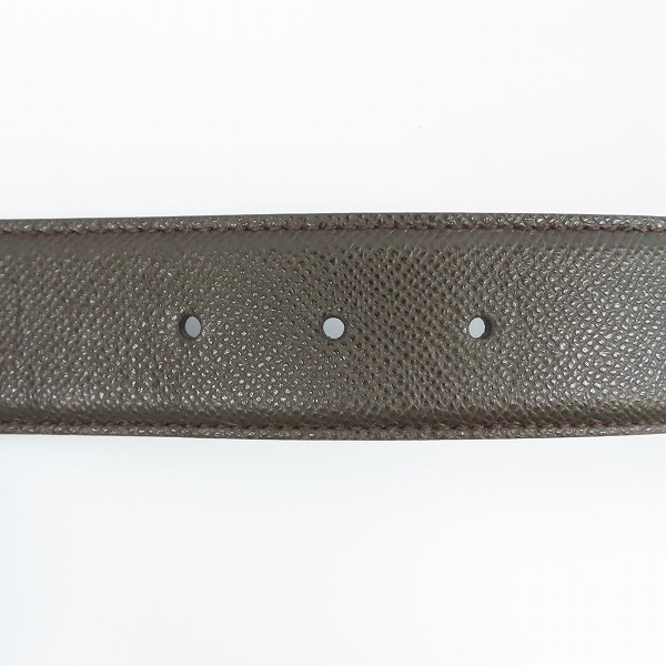 実際に弊社で買取させて頂いたBVLGARI/ブルガリ BBラウンドバックル レザーベルトの画像 3枚目
