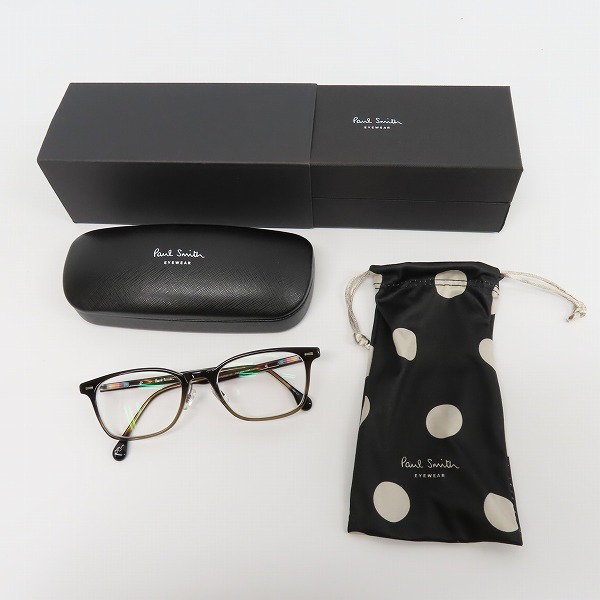 実際に弊社で買取させて頂いたPaul Smith/ポールスミス アイウェア/メガネフレーム PSE-4004の画像 7枚目