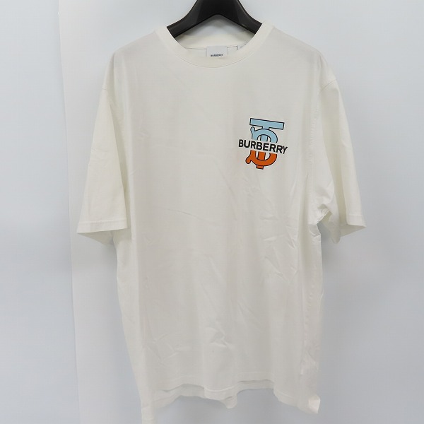 実際に弊社で買取させて頂いたBURBERRY/バーバリー ワンポイント TBロゴTシャツ 8032186/XL