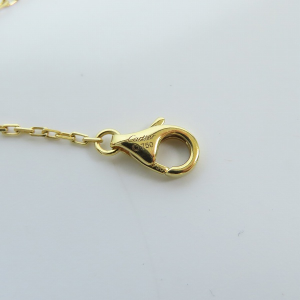 実際に弊社で買取させて頂いた【証明書付き】Cartier/カルティエ K18 ディアマン レジェネックレス SM/B7215800の画像 5枚目