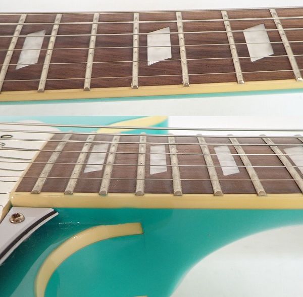 実際に弊社で買取させて頂いた★Epiphone/エピフォン Casino Coupe/カジノクーペ TQ エレキギター ソフトケース付の画像 3枚目