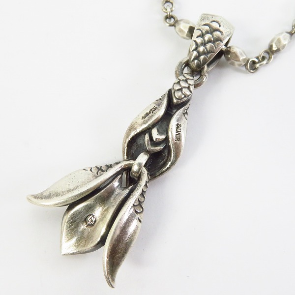 実際に弊社で買取させて頂いたBloody Mary/ブラッディマリー マーメイドフィンペンダント w/アレーナチェーン 60cmの画像 2枚目