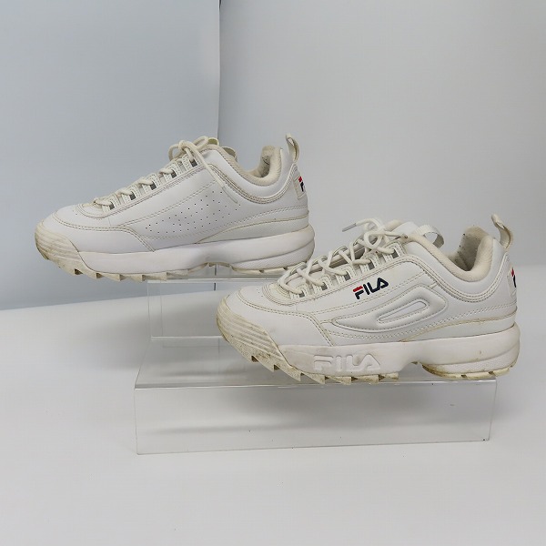 実際に弊社で買取させて頂いたFILA/フィラ DISRUPTOR 2/ディスラプター 2 スニーカー FS1HTA1071X WWT/24.5の画像 3枚目