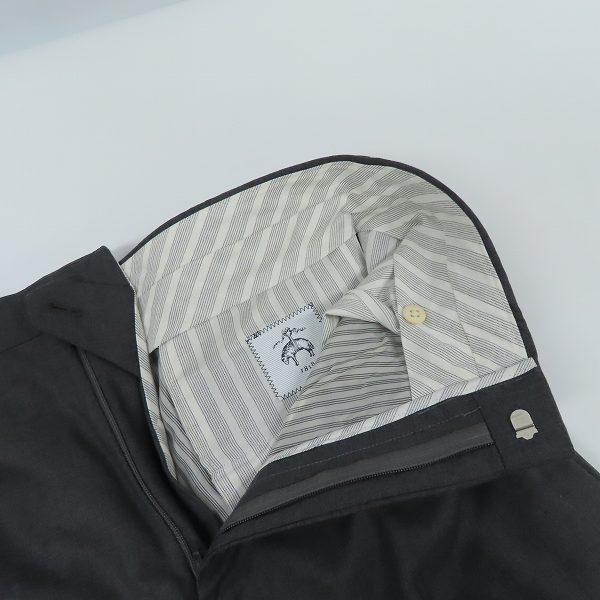 実際に弊社で買取させて頂いたBROOKS BROTHERS/ブルックスブラザーズ ウールスラックスパンツ グレー/BB3の画像 5枚目