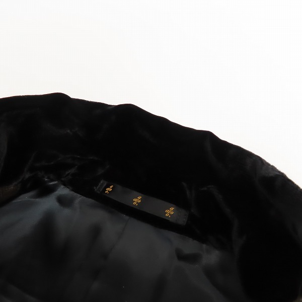 実際に弊社で買取させて頂いたato/アトウ×伊勢丹 ルイジボット社製 チェック柄 チェスターコート/46の画像 7枚目