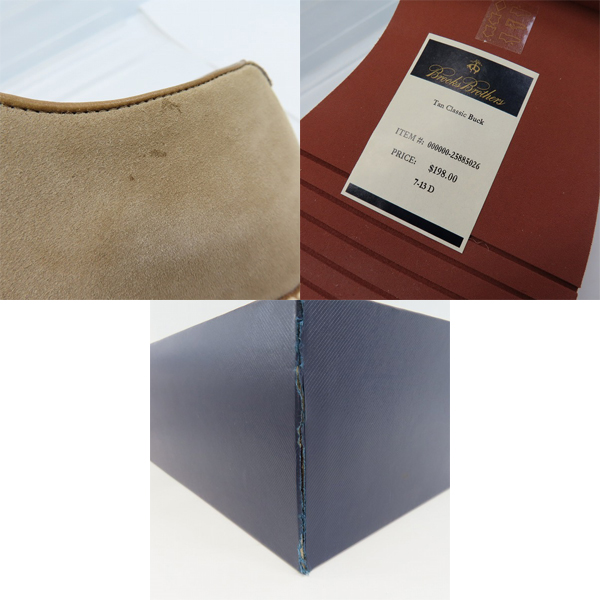 実際に弊社で買取させて頂いたBROOKS BROTHERS /ブルックスブラザーズ スウェード オックスフォードシューズ 25885/8.5Dの画像 6枚目
