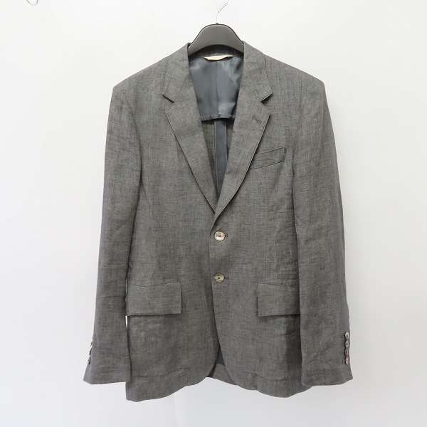 実際に弊社で買取させて頂いたPaul Smith collection/ポールスミスコレクション リネン素材 2Bテーラードジャケット/S