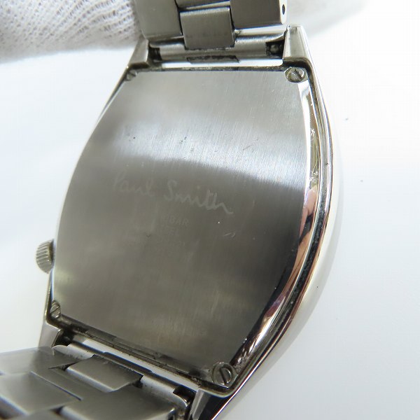 実際に弊社で買取させて頂いたPaul Smith/ポールスミス ナンバー7 腕時計 1045-T019421【動作未確認】の画像 4枚目