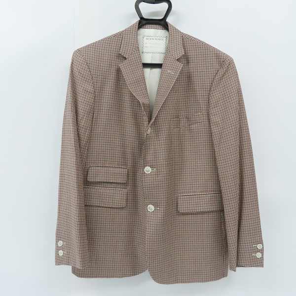 実際に弊社で買取させて頂いたBLACK FLEECE by Brooks Brothers/ブルックスブラザーズ チェック 3Bテーラードジャケット ブラウン/BB3