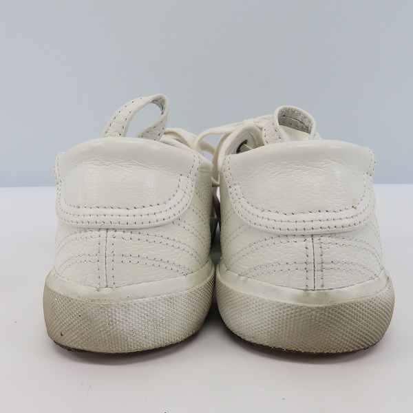 実際に弊社で買取させて頂いたBROOKS BROTHERS/ブルックスブラザーズ トリコロールライン レザースニーカー/7.5の画像 1枚目