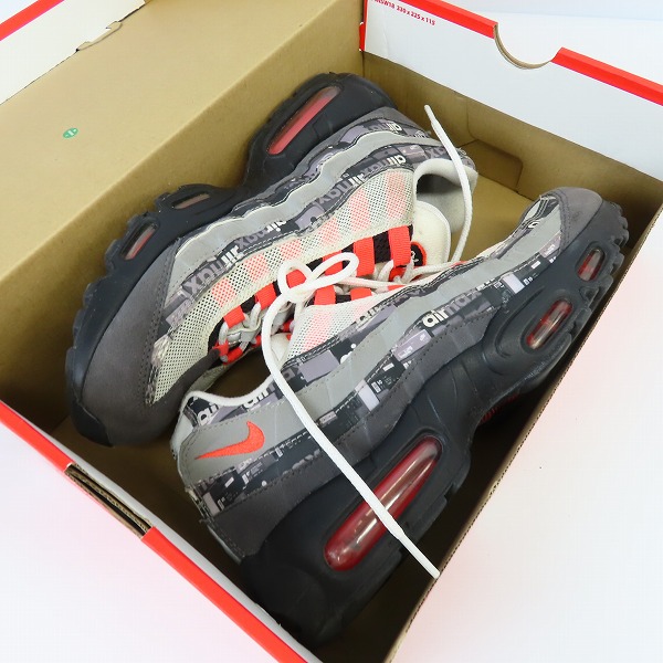 実際に弊社で買取させて頂いたNIKE×atmos/ナイキ×アトモス AIR MAX 95/エアマックス PRNT WE LOVE NIKE/プリント ウィー ラブ AQ0925-002/27の画像 8枚目