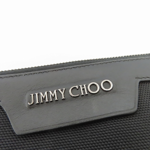 実際に弊社で買取させて頂いたJIMMY CHOO/ジミー チュウ DEREK/デレク サイドロゴ クラッチバッグの画像 6枚目