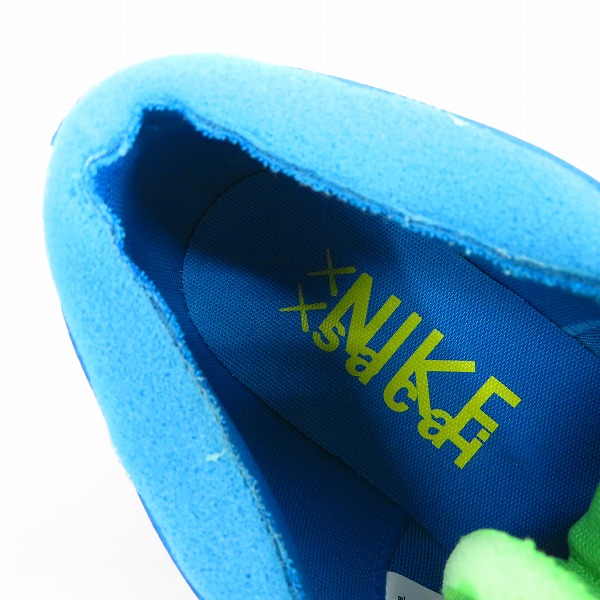 実際に弊社で買取させて頂いたKAWS×sacai×Nike/カウズ×サカイ×ナイキ Blazer Low Neptune Blue DM7901-400/27.0の画像 4枚目