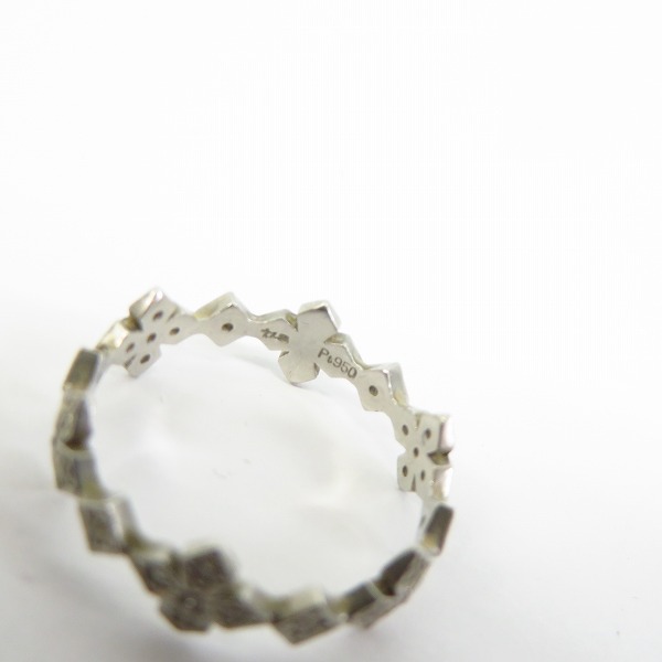 実際に弊社で買取させて頂いたLoree Rodkin/ローリーロドキン PT950 PRINCESS CROSS BEZEL リングwダイヤ/13号の画像 3枚目